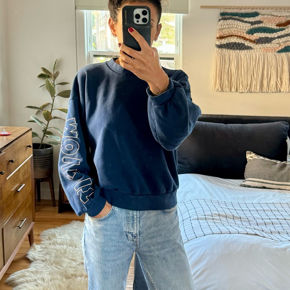 MOTHER DENIM Move It sweatshirt - small